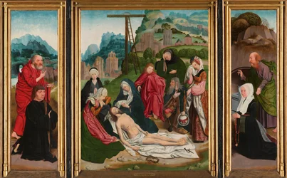 Triptych with the Lamentation