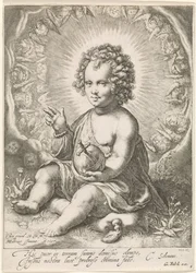 Christ Child as Salvator Mundi