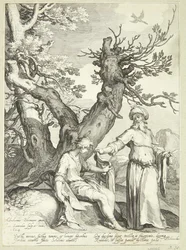 Ahijah Tears His Cloak into Twelve Pieces and Shows Ten to Jeroboam