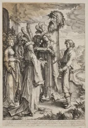The Israelites Cheering David after the Victory over Goliath