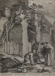 The Prophet Elie Arriving at the House of Sarepta