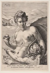 Venus and Cupid, from Three Goddesses