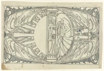 Cover Design for: Louis Couperus, God and Gods, 1903