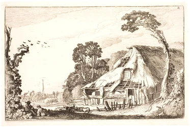 Landscape with a Dilapidated Barn