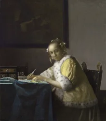A Lady Writing a Letter, 1665-1670