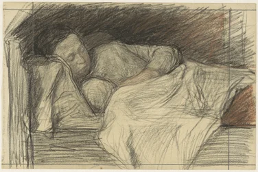 Mother in Bed with Child
