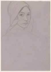 Portrait of a Girl with a Cap (Karen?)