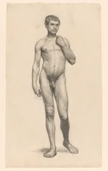Standing Male Nude, Seen from the Front