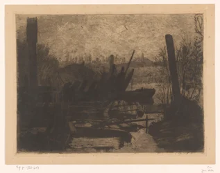 Wrecks in a Polder Landscape