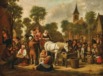 Market Scene 1650s
