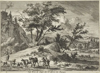 View of a Road near Cluses on the Arve, Savoie