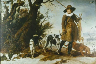 Winter Landscape with a Hunter