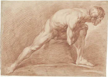 Standing Male Nude, Legs Apart