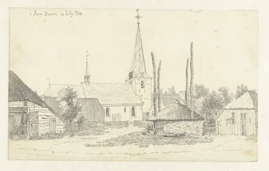 View in the Village of Doorn, with the Church