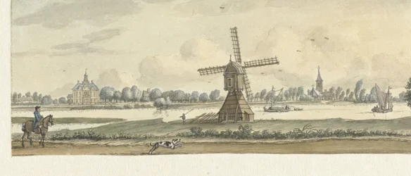 View of Tienhoven and the House Herlaar