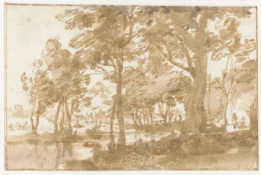 Outside the Westeinde of The Hague