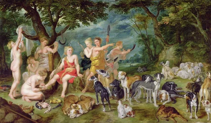 Diana and her Nymphs Preparing to Leave for the Hunt