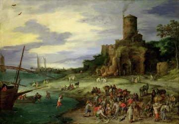 Fishermen on the Shore