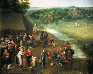 Life in countryside (detail)
