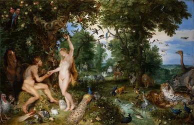 The Garden of Eden with the Fall of Man, c. 1615