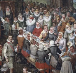 Wedding banquet chaired by Archduke Albert of Austria and the Archduchess (detail)