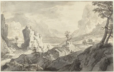 Imaginary Mountain Landscape