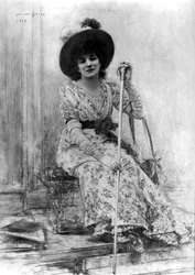 Portrait of Sarah Bernhardt (1844-1923)