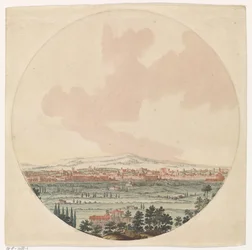 View of the City of Rome and the Surrounding Landscape