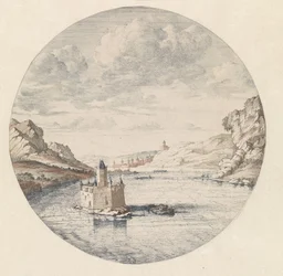 View of Pfalzgrafenstein Castle near Kaub