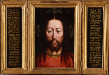 Triptych: Christ as Salvator Mundi