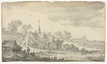 Group of Buildings on a Seashore