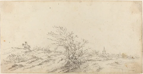 Horseman among the Dunes
