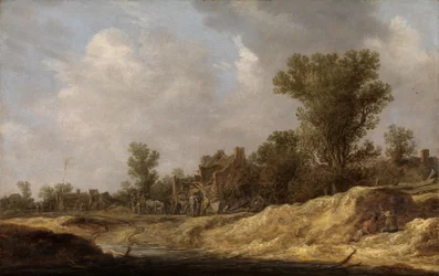 Landscape with Country People