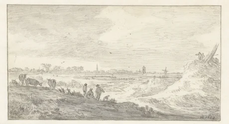 Landscape with Figures on a Dune
