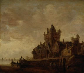 River Landscape with Castle