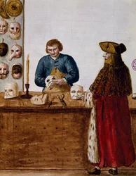 The Masks Shop, from Illustrated Book of Venetian Costumes