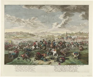 Cavalry Battle in Northern Italy, ca. 1702-1703