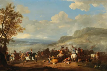 A Cavalry Skirmish between Turks and Europeans