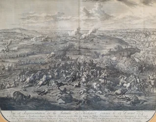 The Battle of Höchstädt on August 13, 1704