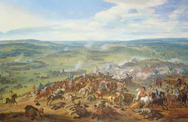 The Battle at Blenheim, near Hochstadt