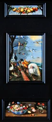 Still Life - Garland of Fruit, Various Birds, Bouquets