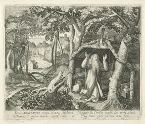 Saint Arnulphus of Metz as a Hermit, Saints and Hermits