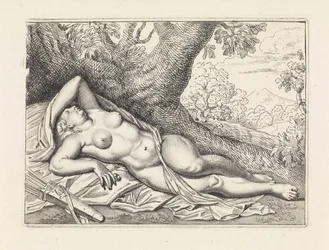 Sleeping Diana in Landscape