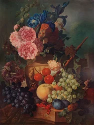 Ornamental Vase of Flowers and Fruit, c1798, 1938