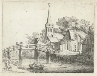 Landscape with Wooden Bridge