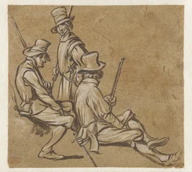 Group of Three Soldiers