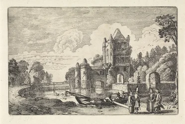Landscape with the Amsterdam Gate in Haarlem (Landscapes series)