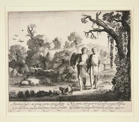 Tobias and the Angel, with the Fish from the Story of Tobias