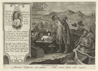 Amerigo Vespucci Discovering the Southern Cross with an Astrolabe