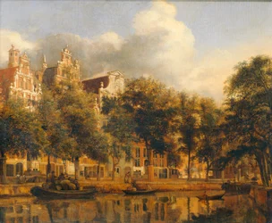 The Herengracht in Amsterdam, about 1668/1674